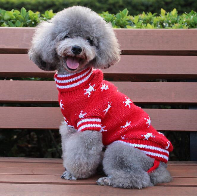 Dog Sweater, Pet Clothing, Knitted Pet Outfit